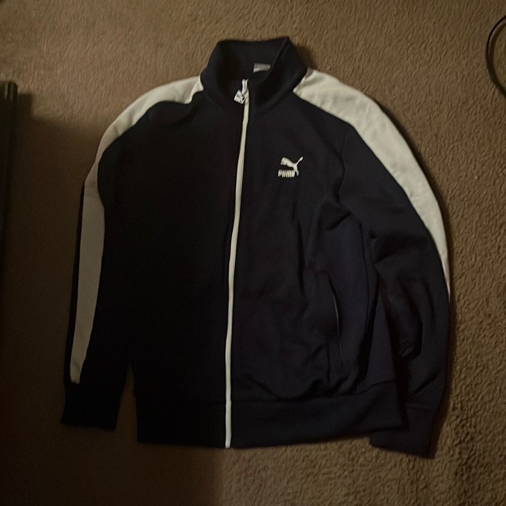 Navy blue puma sweater